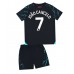 Cheap Manchester City Joao Cancelo #7 Third Football Kit Children 2023-24 Short Sleeve (+ pants)